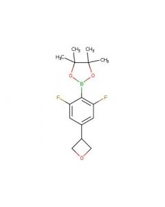 Astatech 2-(2,6-DIFLUORO-4-(OXETAN-3-YL)PHENYL)-4,4,5,5-TETRAMETHYL-1,3,2-DIOXABOROLANE; 0.1G; Purity 95%; MDL-MFCD27635078
